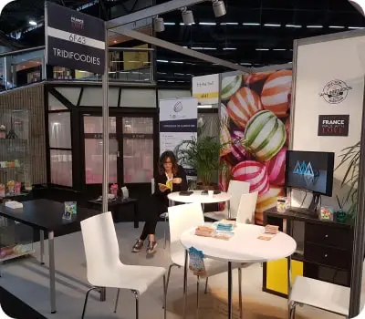 Goodies connectés TriDifoodies marketing sensoriel 3D confiseries bio personnalisées