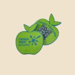 Cartes gourmandes TriDifoodies bio personnalisées en 3D avec logo message QR code en relief