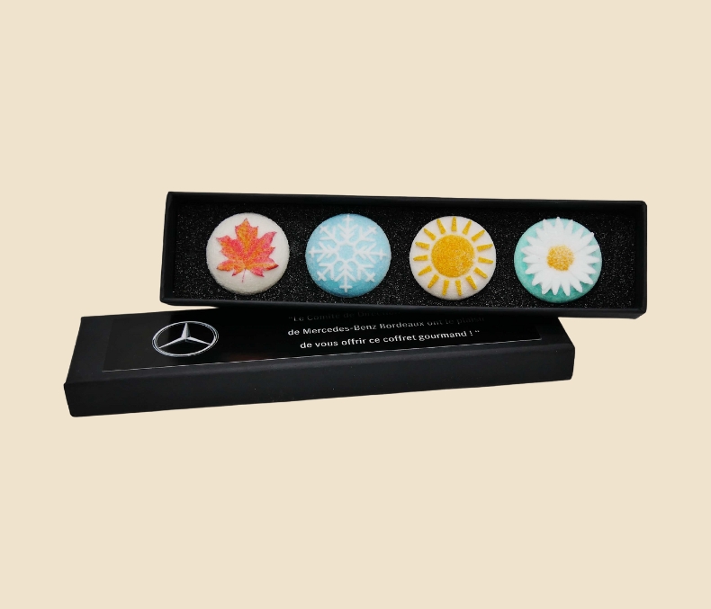 TriDifoodies coffrets 3D confiseries saveurs café framboise mojito écoresponsables et bio