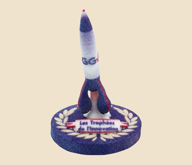 TriDifoodies trophées 3D personnalisables en matériaux durables et biodégradables