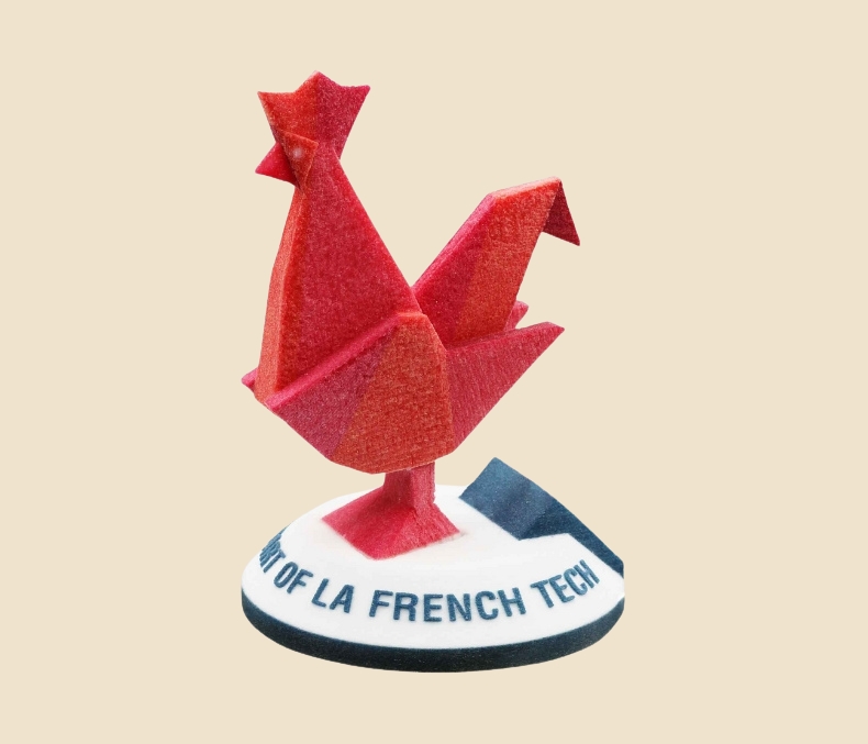 Trophées 3D TriDifoodies sur mesure biodégradables pour événements de prestige